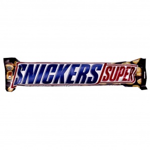 Шоколадный батончик Mars snickers супер 4x32 x 95г 2254 (5000159439503)