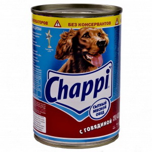 4011100157354 - Корм "Chappi" для взрослых собак, 400 г.