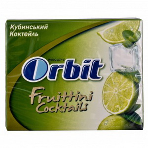 42189060 - Жевательная резинка "Orbit" Fruittihi Coctails мятный мохито 31,2 г. 