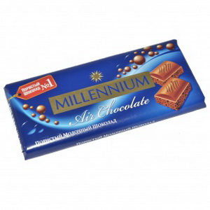 4820005191307 - Шоколад "Миллениум" молочно пористый