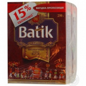 4820015831439 - Чай "Batik" b.o.p. черный байховый