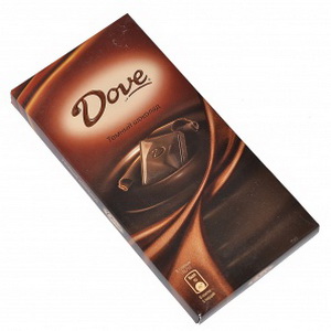 5000159385206 - Горький шоколад "Dove", 100 г. 