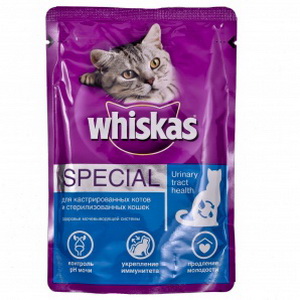 5000159404853 - Полнорационный консервированный корм "Whiskas" Для кастрированных котов и стерилизованных кошек в возрасте 1-8 лет, 100г