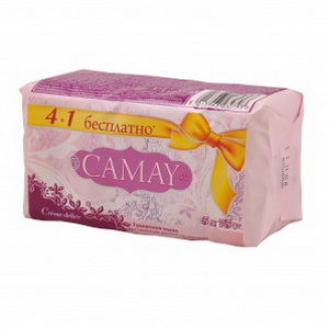 Мыло Camay creme delice c ароматом ванили 5x 75г (5013965932793)