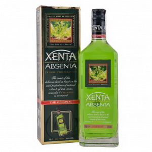 8003230000187 - Абсент "Xenta" (подарочная упаковка) 0.7л