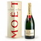 3185370001233 — Шампанське Moet+Chandon Brut Imperial сухе біле, подарунк. уп 0, 75 л