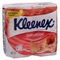 5029053541594 — Ароматизированная туалетная бумага Kleenex с ароматом клубники, 3 слоя, 4 рулона