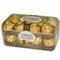 8000500003787 — Хрустящие конфеты "FERRERO ROCHER" из молочного шоколада, покрытые измельчёнными орешками, с начинкой из крема и лесного ореха