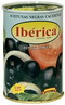 8410862040168 — Маслины черные с косточкой IBERIKA ж/б, 390г