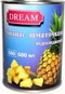 8852671002140 — Ананас кусочками DREAM ж/б, 580мл