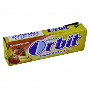 Жвачка орбит клубника. Жевательная резинка orbit (орбит) клубника банан. Тм orbit, клубника-банан, 13,6г. Жевательная резинка orbit клубника-банан, без сахара, 30 шт. Жев резинка орбит клубника-банан 13,6гр.