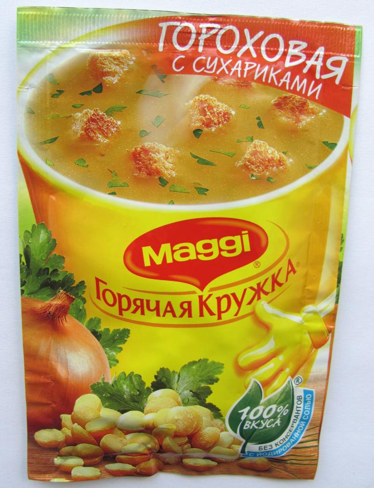 Супы быстрого приготовления. Магги суп гороховый с сухариками 19г. Maggi горячая Кружка Гороховая 19гр. "Горячая Кружка" Магги Гороховая с сухариками 19г. Maggi суп горячая Кружка Гороховая с сухариками 19 г.