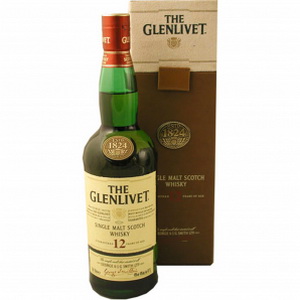 0080432400630 — Виски "The Glenlivet" 12yo в кожаной коробке 0.7л