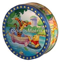076879003923 — Песочное фигурное печенье "Jacobsens Bakery" с медом, 400 г. (ж/б)
