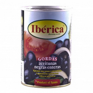 2000031974019 — Маслины "Iberica" с косточкой 420г