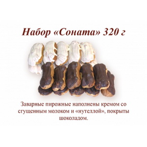 2000098208010 — Набор пирожных "Фантазия" Соната 0,320г