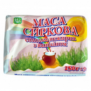 2048214000018 — Творог "Сакский Молоко-Завод" Ваниль 0% м/у 250г