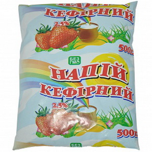 2048234000012 — Напиток кефирный "Сакский Молоко-Завод" Клубника 2.5% п/э 500г