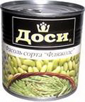 3017800125175 — Фасоль "Фляжоле" D`AUCY ж/б, 400г.