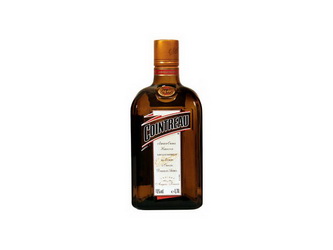 3035542004206 —  Ликер Куантро с бокалом Дита 40% (Франция)