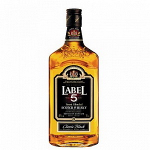 3147699100653 — Виски Label №5 Classic Black Шотландский 40% штоф 0.5л