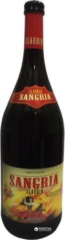 3263286324445 - Вино Claudio Sangria красное полусладкое 1.5 л 7.5% 