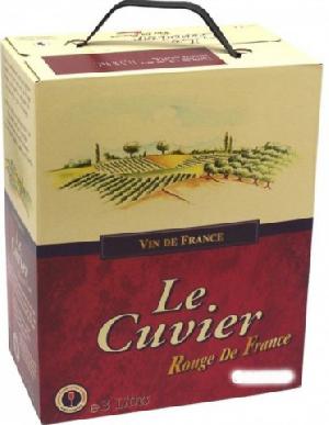 3263286511975 — Вино Les Grands Chais de France Le Cuvier Rouge красное сухое 3 л 11.5% 