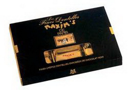 3391860002042 — Горький шоколад Maxim`s Cardbox Lace Tin в картонной коробке, 90г