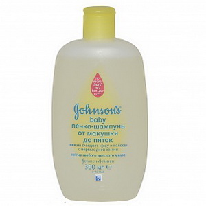 3574660030334 — Пенка-шампунь "JOHNSON`S baby" От макушки до пяток, 300мл.