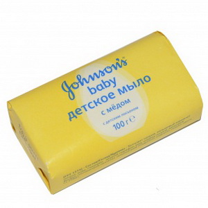 3574660146387 — Джонсон мыло детс с медом 100г