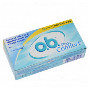 3574660234282 — Тампони жіночі гігієнічні "О. b. " pro comfort NORMAL (16штук)