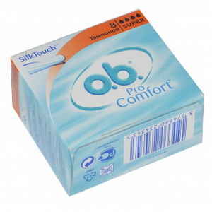 3574660234343 — Тампоны "o.b. Pro Comfort" Super, 4 капли