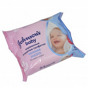 3574660641783 — Салфетки влажные "Johnson's baby" карманные