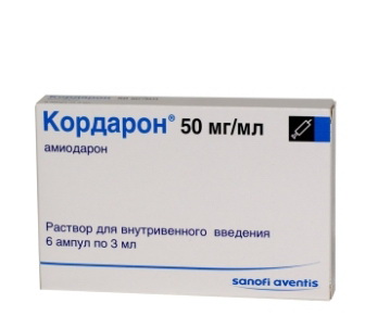 3582910000051 — Кордарон, р-р д/ин.ампулы 150Мг/3Мл 6 шт