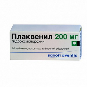 3582910007654 — Плаквенил, таблетки 200мг 60шт
