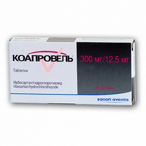 3582910022343 — Коапровель, таблетки 0,3+0,025 28 шт