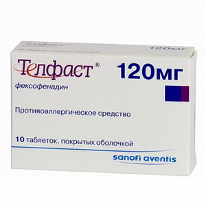 3582910038757 — Телфаст, таблетки 120мг 10шт