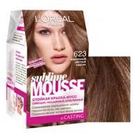 3600521952450 — Краска для волос L`Oreal Sublime Mousse 623 Изысканный светлый каштан (140.0 шт) 
