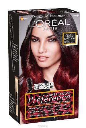 3600522486251 — L"Oreal Paris Краска для волос "Preference Color Ombres", № 7.4. Красный