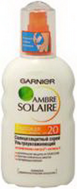 3600540085061 — Солнцезащитный спрей Ambre Solaire, ультраувлажняющий, высокая степень защиты SPF 20, 200 мл