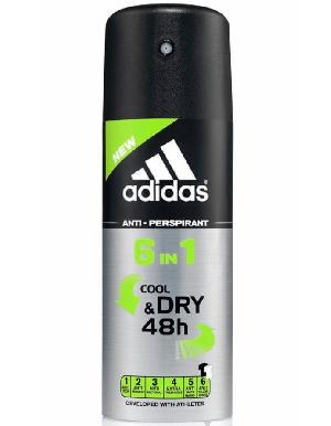 3607343509060 — Adidas дезодорант спрей муж. аction 3 6 в 1 150мл