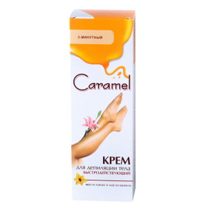 3760154640763 — Caramel крем д/депиляции быстродействующий 3-мин