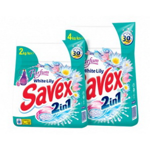 3800024013065 — Savex пральний порошок автомат для біл. та кольор. 2. 4кг