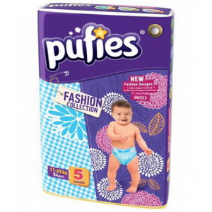 3800024027376 — Детские подгузники "Pufies" Junior FC 54 шт