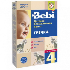 3838471019897 - Каша гречка Bebi 200 г. 