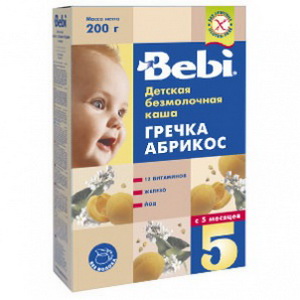 3838471019910 — Каша детская "kolinska" бейби безмолочная гречка / абрикос 250г