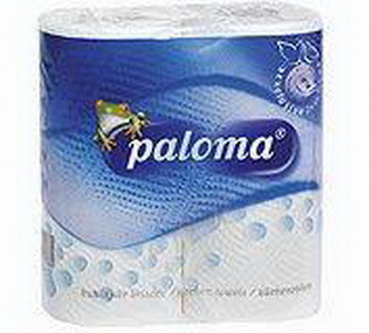 3838952013468 — Полотенца бумажные “Paloma EXCLUSIVE” (с рисунком), 2 шт.