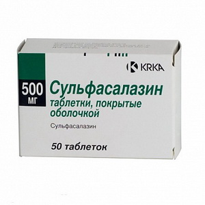 3838989501778 — Сульфасалазин, таблетки 500мг 50шт