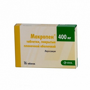 3838989503123 — Макропен, таблетки 400мг 16шт