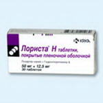 3838989541262 — Лориста Н, таблетки 50Мг+12,5Мг 30 шт